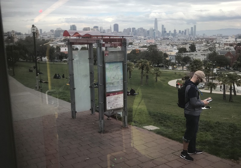 J Church stop at Dolores Park.