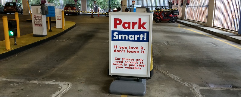Park smart signs.