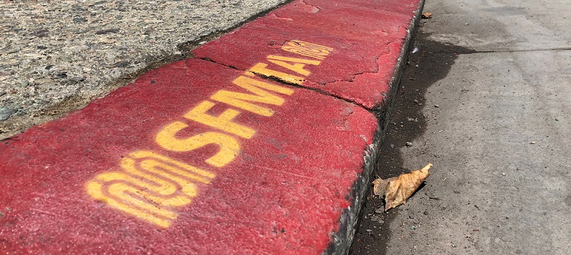 New Logo On Red Curb