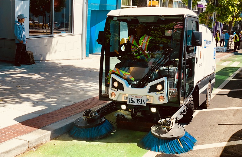 New Bike Lane Sweepers.