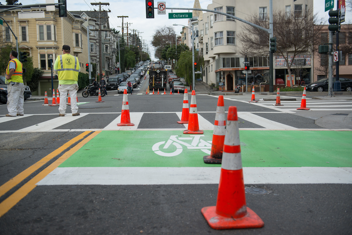 Page Street bike lane