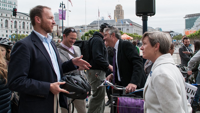 Tom Maguire at Bike to Work Day