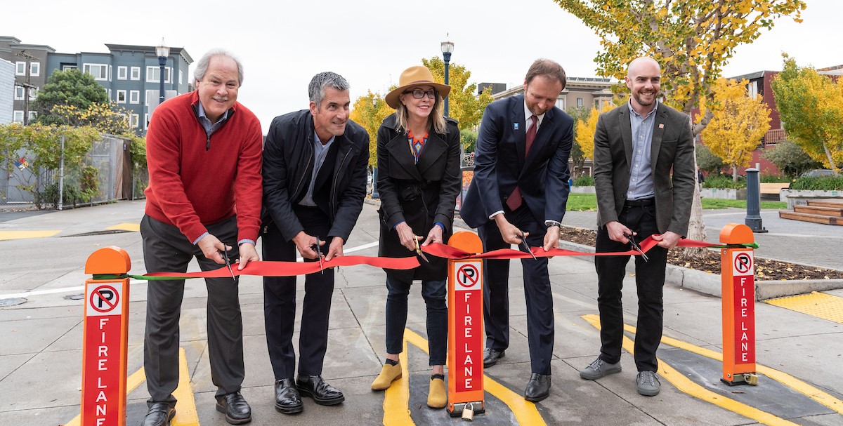 Octavia Patricia's Green Ribbon cutting