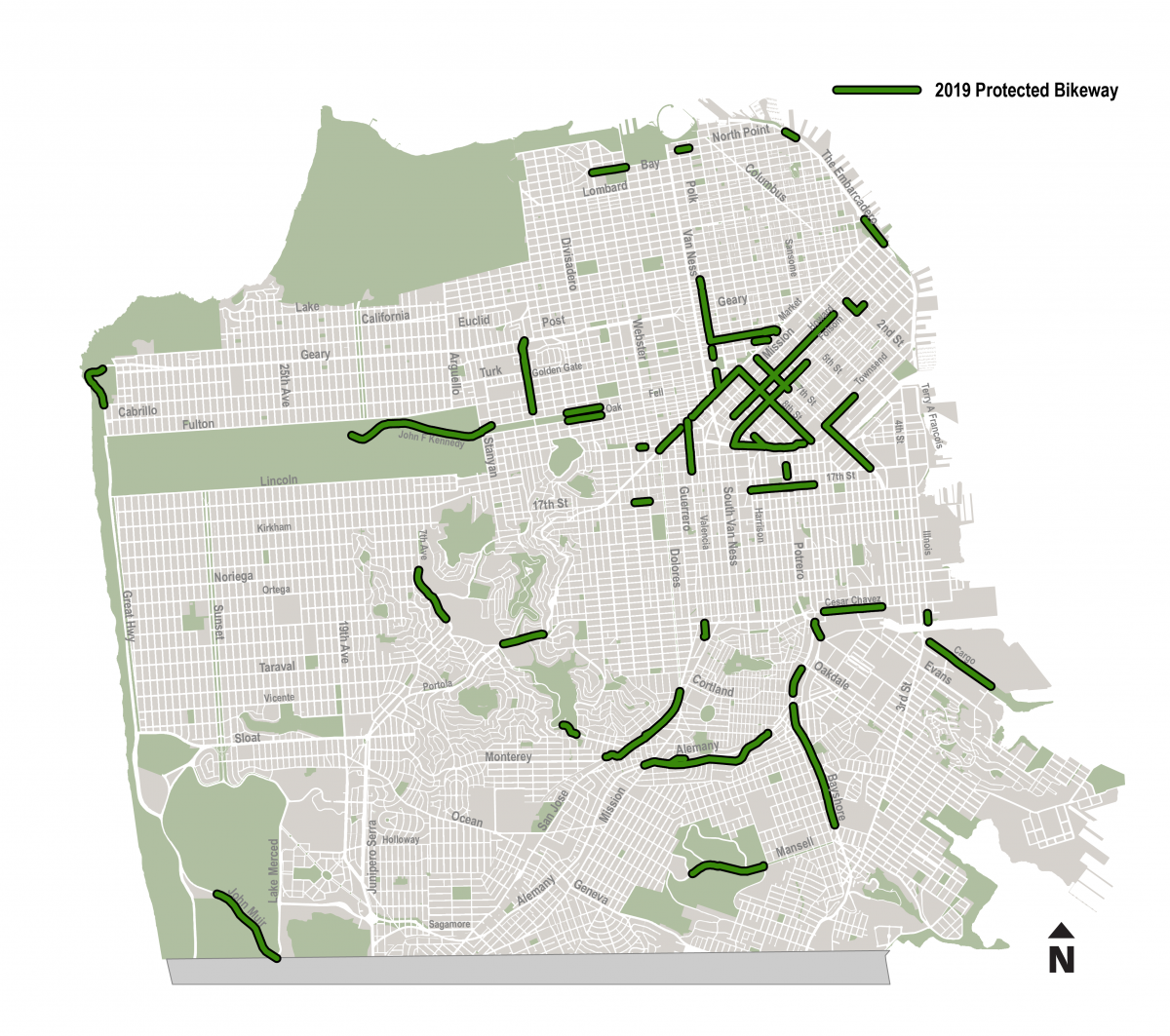 2019 protected bikeway