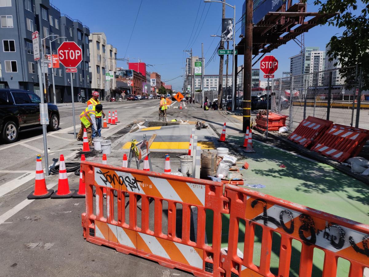 5th and Townsend construction