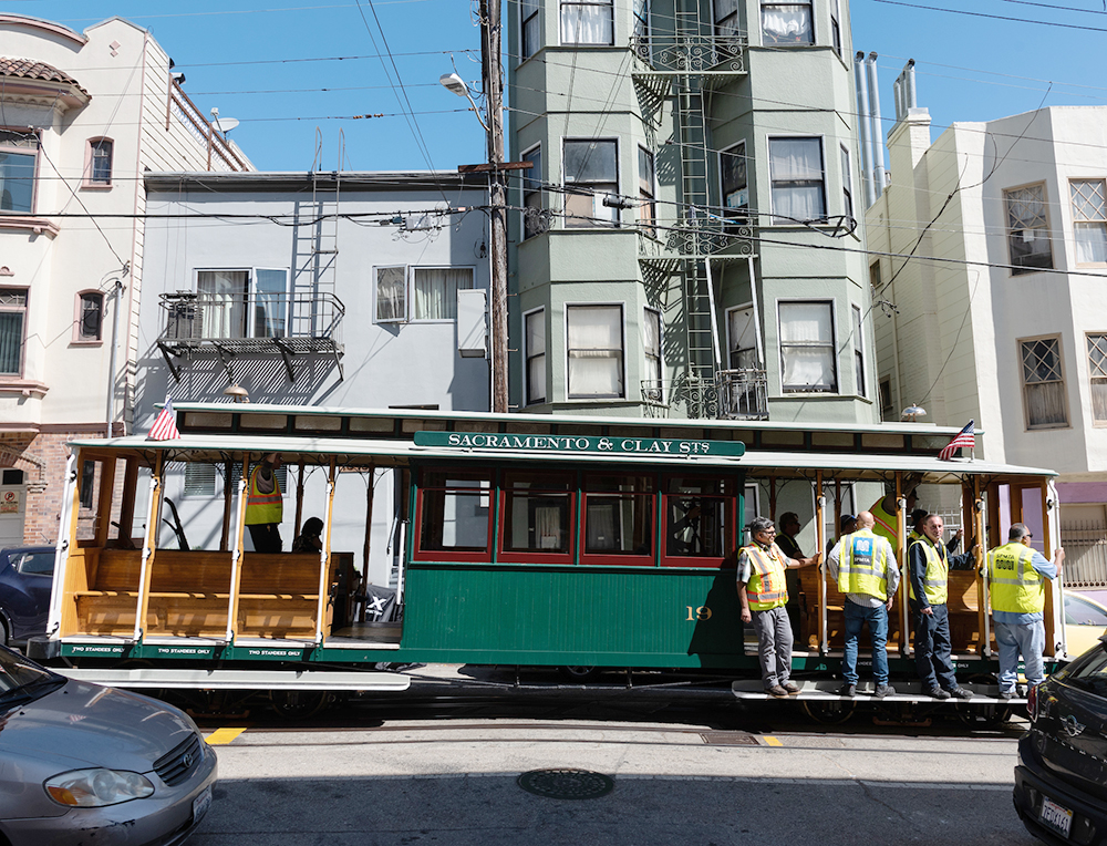 side view of cable car 19 in 2019