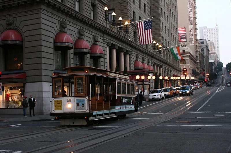 Cable Car Near Union Square