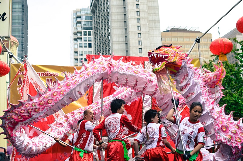 Autumn Moon Fest Dragon Dancers