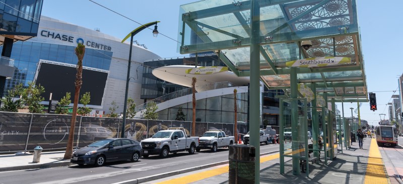 Chase Center platform and arena