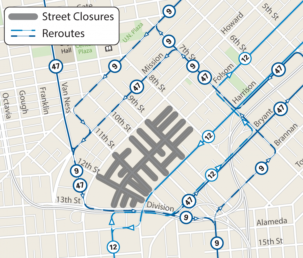 Folsom St Fair 2022 Map