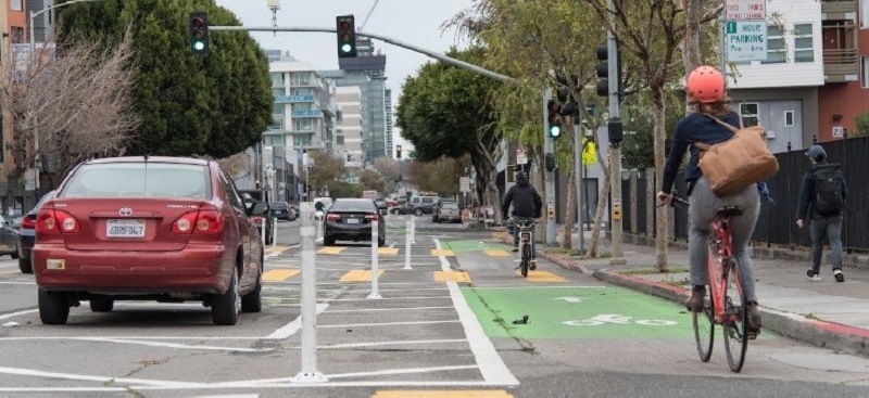 Folsom and Howard street bike path