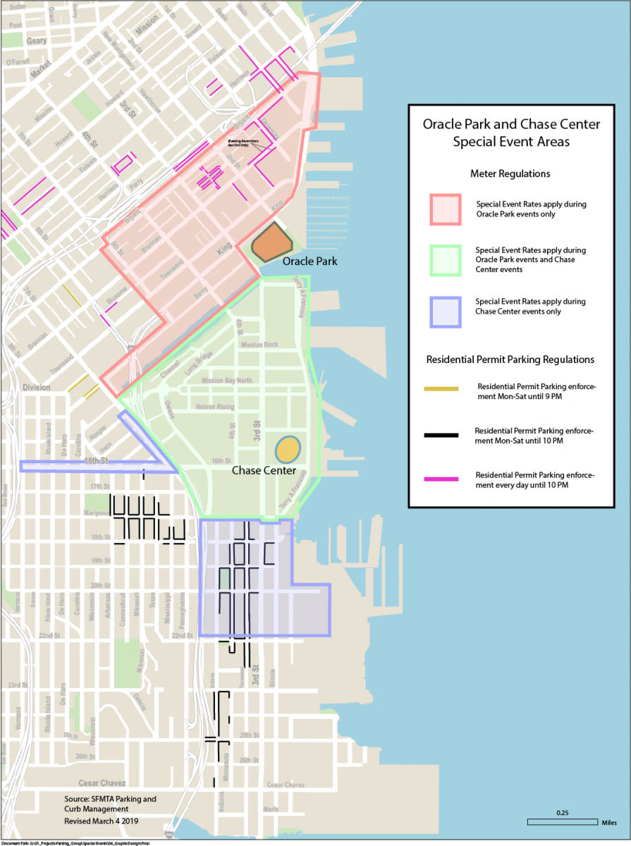 Image of Special Event Parking Map