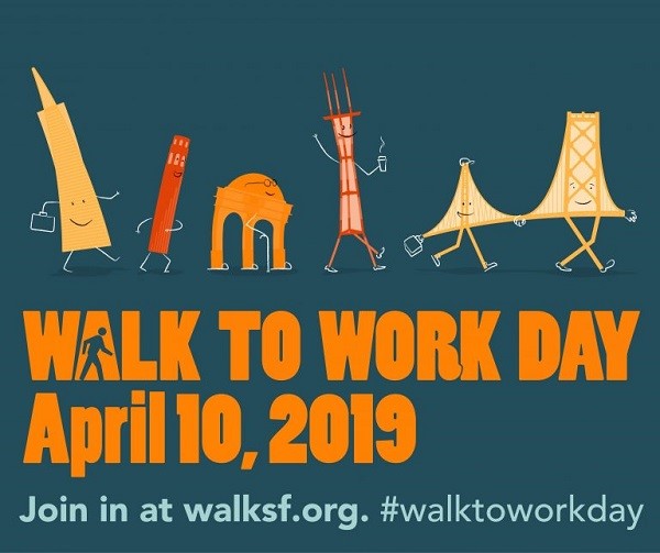 walk to work day April 10, 2019