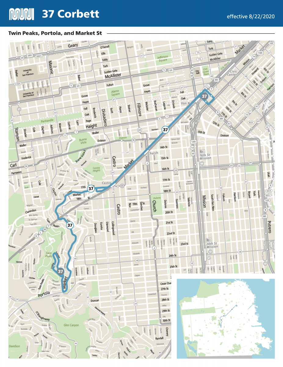 Map of the modified 37 Corbett route