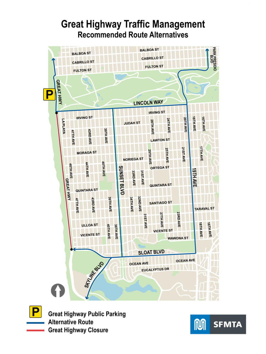 Great Highway and Outer Sunset Traffic Management Project SFMTA