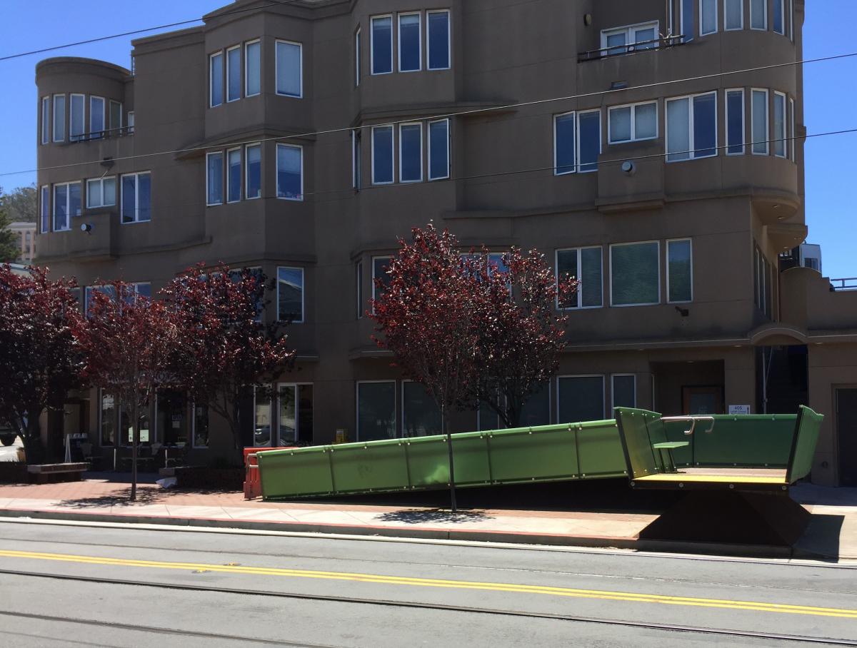 Accessible ramps on 6th Avenue