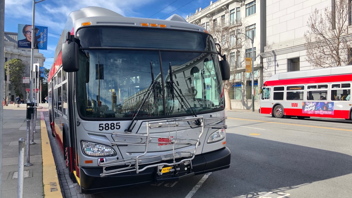 Last rubber tire electric trolley coach in the final order from New Flyer