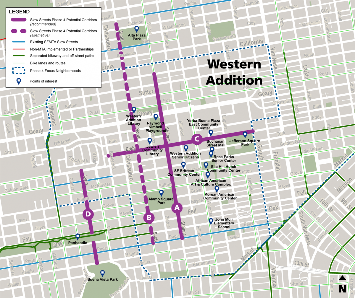 Western Addition Phase 4 Slow Streets