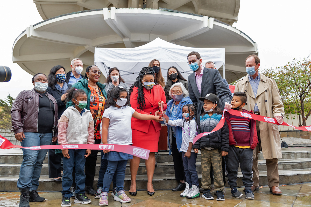 Celebrating Quicker Muni Trips on a Safer Geary