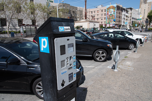 Multi-space Pay Station on McAllister Street