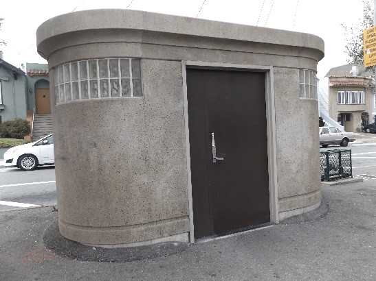 Geneva Avenue and Munich Street Operator Restroom built in 1990