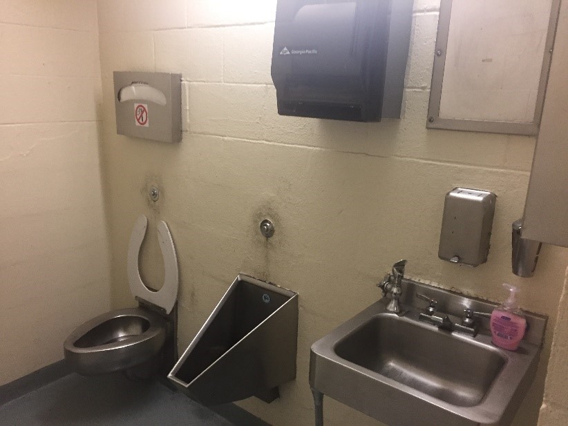 Powell Station Staff Restroom Refresh August 2020 