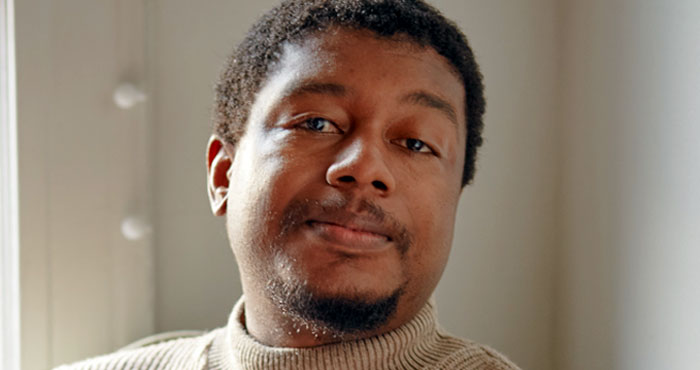 Headshot of Muni Art 2021 Poet Derrick Austin