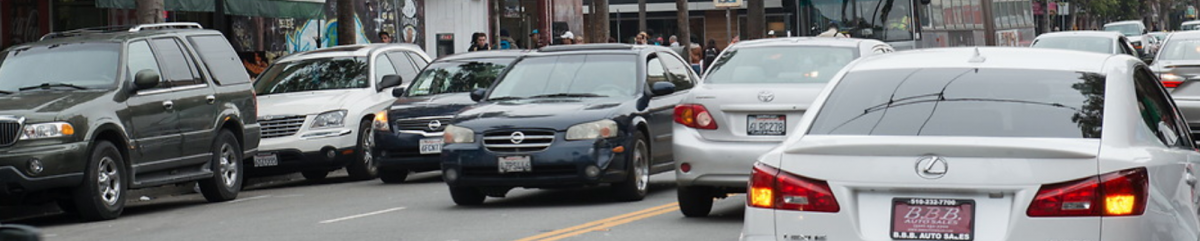 Image of cars on Mission Street