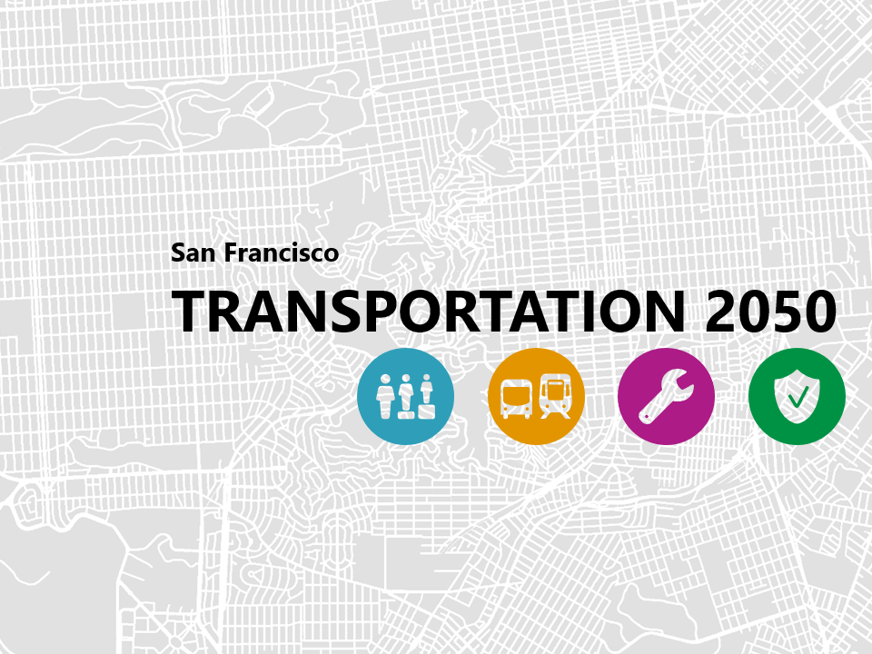 report cover of Transportation 2050 