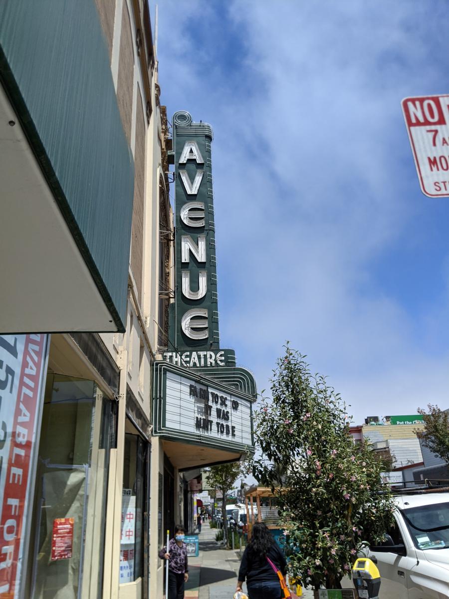 photo of avenue theater on san bruno