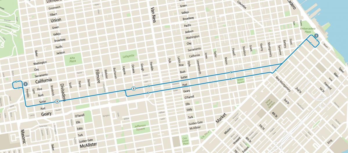 2 Sutter Route Map