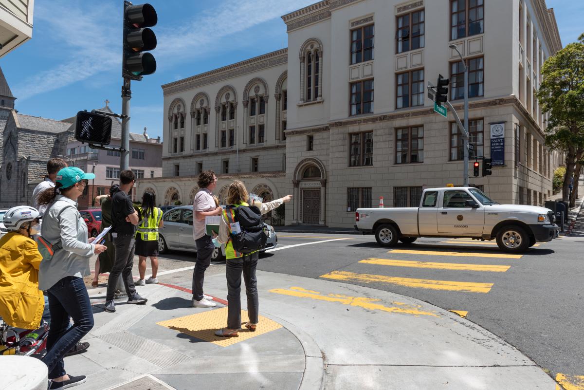 Franklin Street Quick-Build Walking Tour