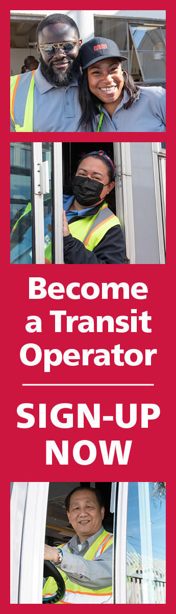 Sign Up For Transit Operator Job Alerts
