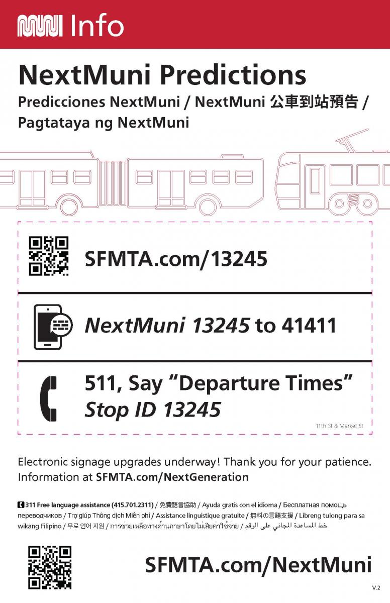  Preliminary design of the shelter display indicating estimated vehicle arrival time and route destination.