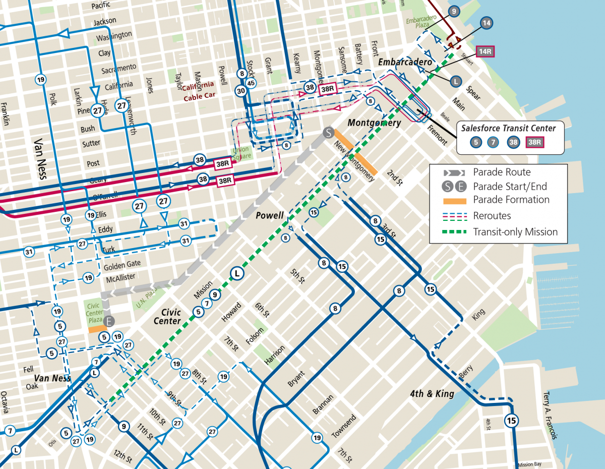 Sikh Parade map