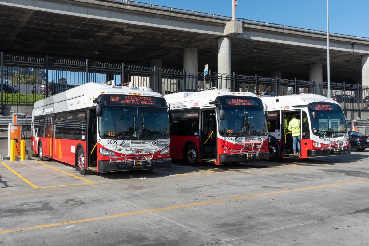 Three new E-buses