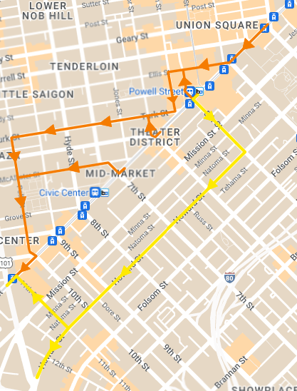 BMS Westbound Bike Detour