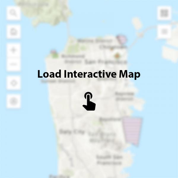Image on an interactive map that has not loaded into the web browser