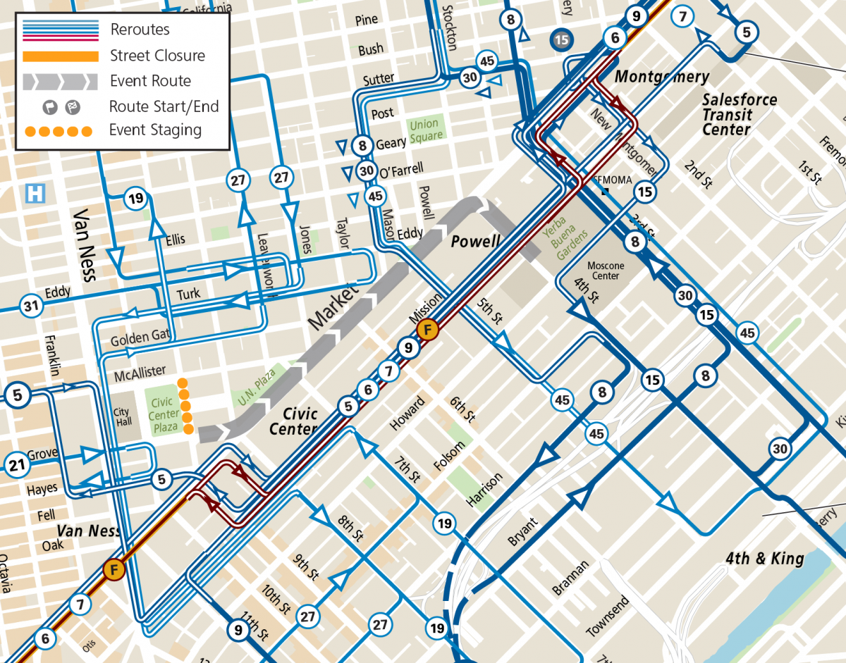 Pistahan Parade Reroute Map