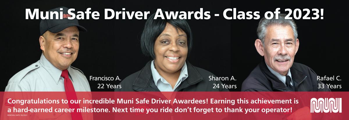 Muni Safe Driver Awards 2023