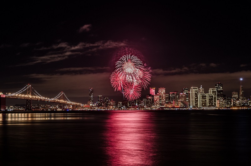 2013 SF New Year's Fireworks