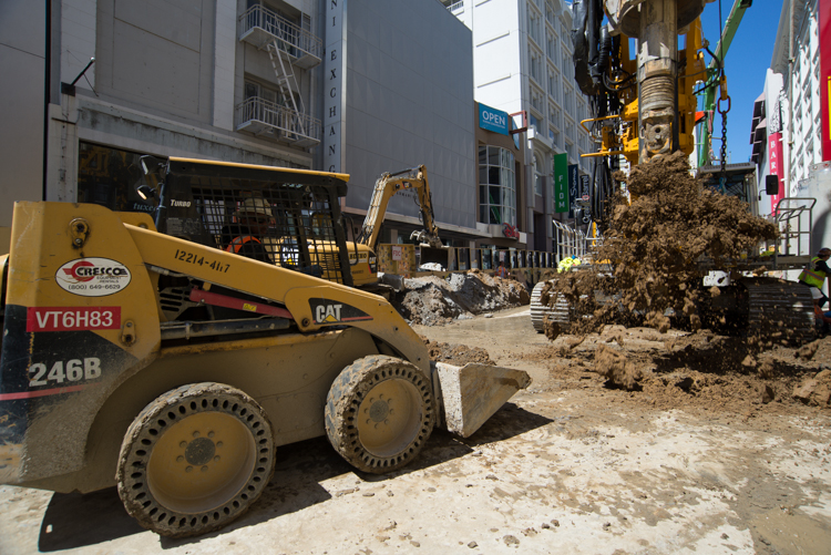 Construction on Stockton Street