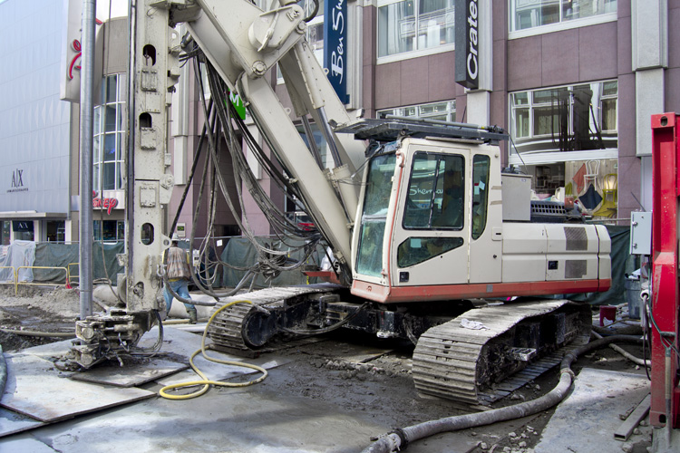 Construction on Stockton Street