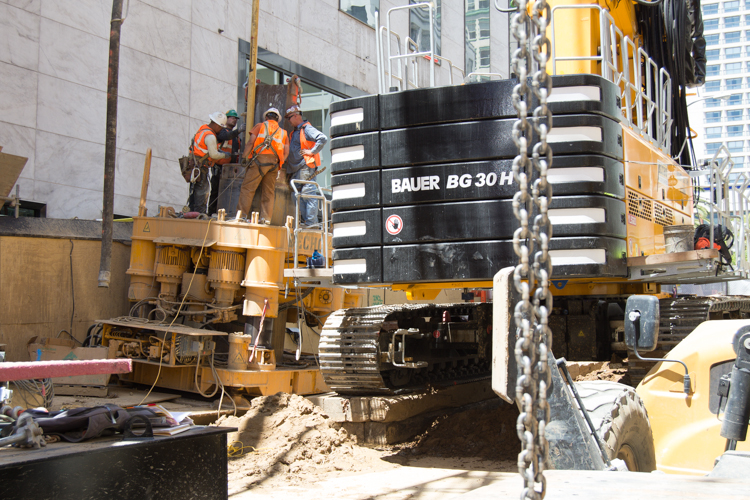 Construction on Stockton Street