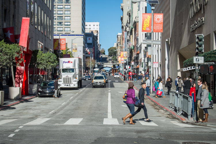 Construction on Stockton Street