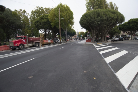 Street lighting,<br />
        sidewalk improvements, and landscaping are ongoing at Columbus Avenue