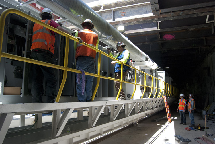 Photo of TBM trailing gear