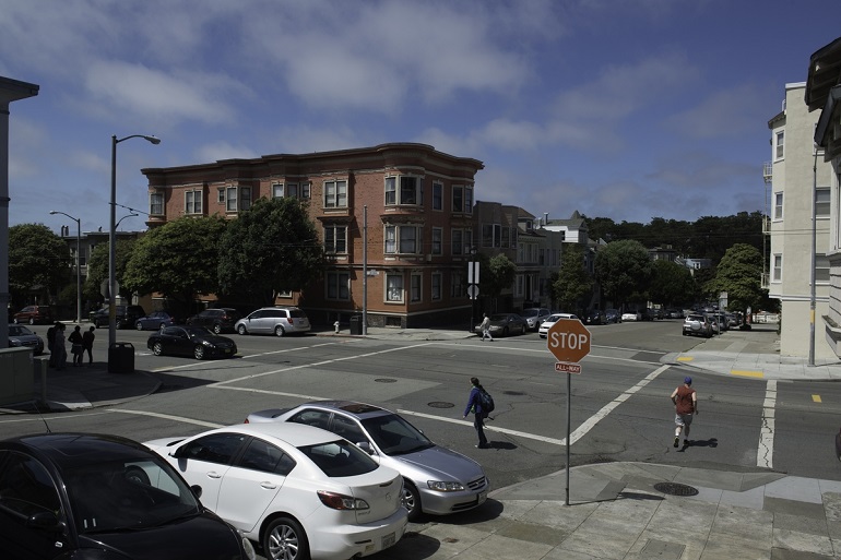 Irving Street intersection in the Inner Sunset.