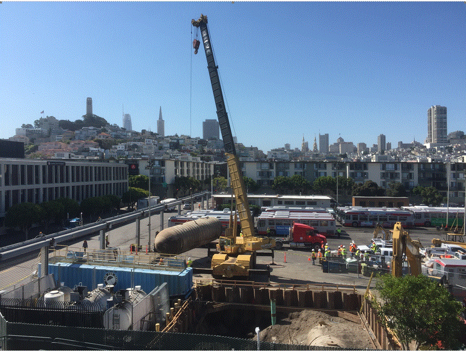 Underground tanks successfully removed