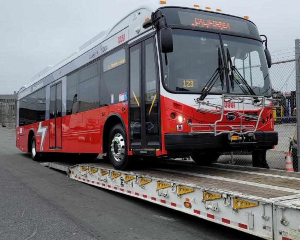 First BYD battery electric bus